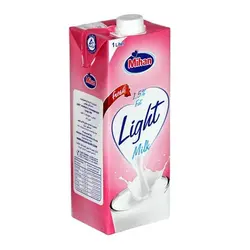 شیر کم چرب لایت میهن حجم ۱ لیتر