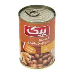 کنسرو لوبیا با قارچ آسان بازشو پیک ۴۲۰ گرمی