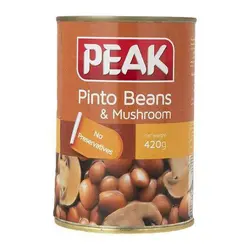 کنسرو لوبیا با قارچ آسان بازشو پیک ۴۲۰ گرمی