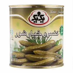 کنسرو خیارشور یک و یک وزن ۶۶۰ گرم