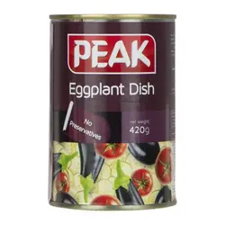 کنسرو خوراک بادمجان پیک آسان بازشو ۴۲۰ گرمی