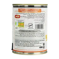 کنسرو سس ماکارونی با سویا اصالت ۳۸۰ گرمی