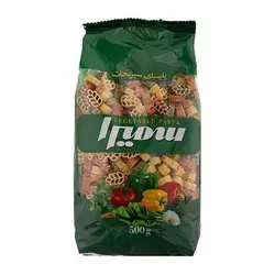 ماکارونی فرمی گندمی سبزیجات سمیرا ۵۰۰ گرمی