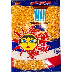 دانه ذرت خام (ذرت پاپ کرنی) بسته بندی خورشید شهر 600 گرمی