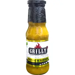 طعم دهنده انواع گوشت (ماهی،مرغ،گوسفند و ...) با طعم سیر و زنجبیل GRILLY گریلی 210 گرمی