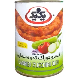 کنسرو خوراک کدو مسمایی یک و یک 415 گرمی