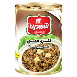 کنسرو عدسی شهدین (بدون مواد نگهدارنده) 370 گرمی