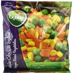 مخلوط سبزیجات (ذرت،هویج،نخود) منجمد کاله پمینا 400 گرمی