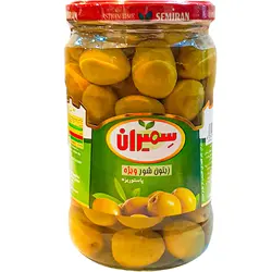 زیتون شور ویژه درشت با هسته سمیران 670 گرمی
