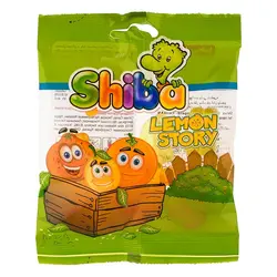 پاستیل میوه‌ای سیتریزی (LEMON STORY) شیبا 65 گرمی