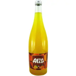 آبمیوه گازدار (دلستر) شیشه ای 20% پرتقال انبه عالیس 750 میلی لیتری