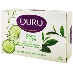 صابون آرایشی حاوی روغن درخت چای با عصاره خیار DURU دورو 120 گرمی