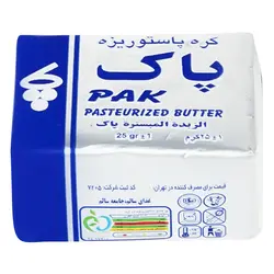 کره پاستوریزه پاک 25 گرمی