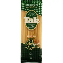 ماکارونی (اسپاگتی) قطر 3.5 با آرد سمولینا غنی شده با ویتامین های B1 , B2 ، B3 تک 500 گرمی