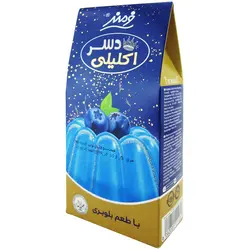 پودر ژله گیاهی اکلیلی با طعم بلوبری فرمند 100 گرمی