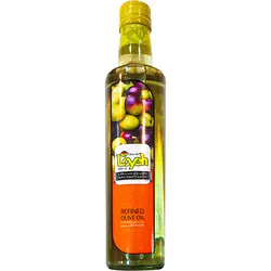 روغن زیتون پالایش شده مناسب سالاد و پخت و پز با حرارت ملایم لویه 500 میلی لیتری