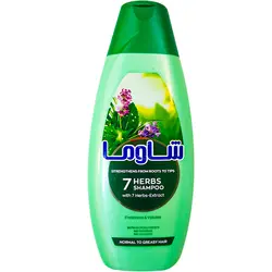 شامپو عصاره هفت گیاه مخصوص موهای چرب تا نرمال شاوما 400 میلی لیتری