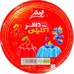 ژله آماده خانواده اکلیلی (دسر اکلیلی) با طعم آلبالو فرمند 500 گرمی