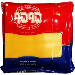 پنیر تست ورقه ای پروسس پخش پذیر  9595 بسته 180 گرمی