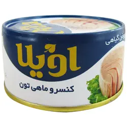 کنسرو تن ماهی در روغن گیاهی اویلا ۱۸۰ گرمی