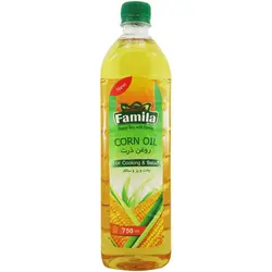 روغن ذرت مناسب سالاد و پخت و پز فامیلا 750 میلی لیتری