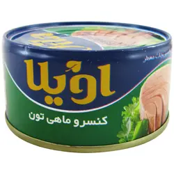 کنسرو تن ماهی در روغن با سبزیجات معطر اویلا ۱۸۰ گرمی