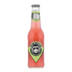 نوشابه گازدار میوه ای با طعم هلو ICY MONKEY آیس مانکی 250 میلی لیتری