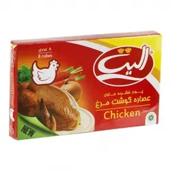 پودر فشرده حاوی عصاره گوشت مرغ الیت 8 بسته 10 گرمی