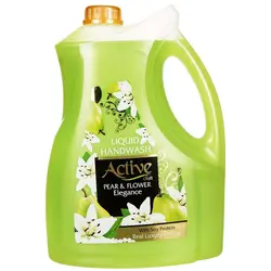 مایع دستشویی صدفی سری رویای ابریشمی سبز حاوی پروتئین سویا اکتیو 3750 گرمی