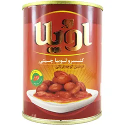 کنسرو لوبیا چیتی در سس گوجه فرنگی اویلا 400 گرمی