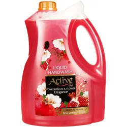 مایع دستشویی صدفی صورتی حاوی پروتئین سویا اکتیو 3750 گرمی