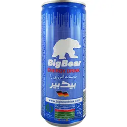 نوشابه انرژی زا BigBear ENERGY DRINK بیگ بیر اصلی 250 میلی لیتری