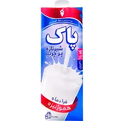 شیر پرچرب 3% استریل تتراپک پاک 1 لیتری