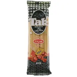 ماکارونی (اسپاگتی) قطر 2.8 با آرد سمولینا غنی شده با ویتامین های B1 , B2 ، B3 تک 500 گرمی