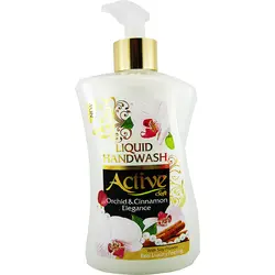 مایع دستشویی صدفی سفید حاوی پروتئین سویا اکتیو 450 گرمی