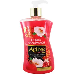 مایع دستشویی صدفی قرمز حاوی پروتئین سویا اکتیو 450 گرمی