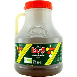 سرکه تقطیری (سرکه ترشی) کارامل دار بهداشتی قرمز خانواده وردا 3000 گرمی
