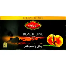 چای سیاه کیسه ای با طعم هلو گلستان 25 عددی