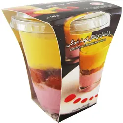دسر ترایفل پرتقال توت فرنگی کاله 100 گرمی
