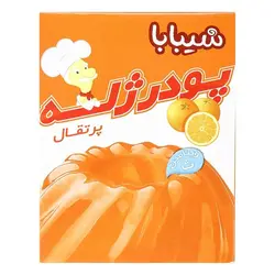 پودر ژله پرتقال حاوی ویتامین C شیبابا ۱۰۰ گرمی