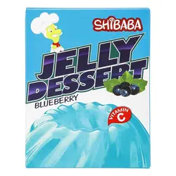 پودر ژله بلوبری حاوی ویتامین ث شیبابا ۱۰۰ گرمی