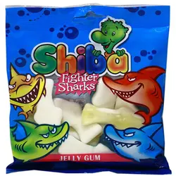 پاستیل طرح کوسه جنگجو شیبا 90گرمی