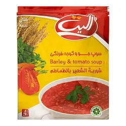 سوپ جو و گوجه فرنگی الیت 4نفره 65 گرمی