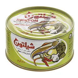 کنسرو تن ماهی در روغن با سبزیجات معطر شیلتون ۱۸۰ گرمی