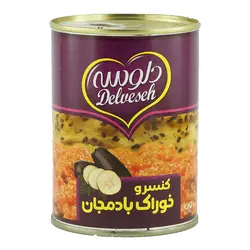 کنسرو خوراک بادمجان دلوسه 400 گرمی