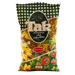 ماکارونی سبزیجات پروانه ای تک ماکارون ۵۰۰ گرمی