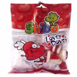 پاستیل قلب ۲ لایه شیبا 90 گرمی