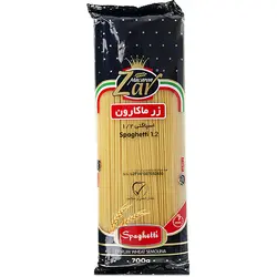 ماکارونی (اسپاگتی) 1.2 زر ماکارون ۷۰۰ گرمی