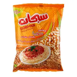 پروتئین سویا سبحان با آرد سویای چربی گیری شده و بافت دانه ریز  250 گرمی