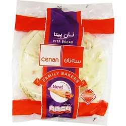 نان پیتا (عربی) (ماندگاری 1 ماه در فریزر پس از تاریخ تولید) 6 عددی سه نان 450 گرمی